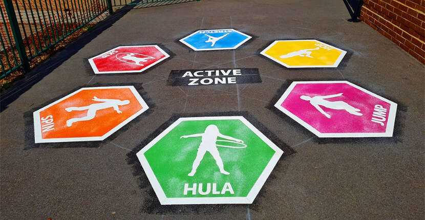 Playground Line Markings